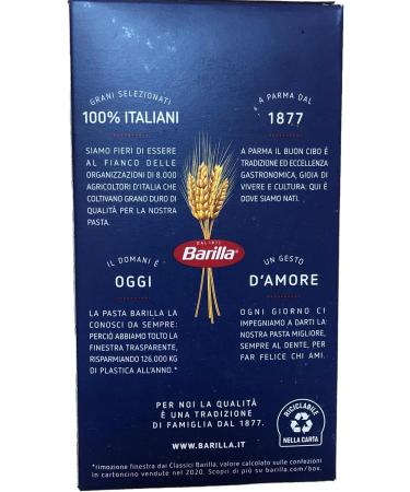  Barilla Pack of 24 Barilla Puntine pasta shapes no. 23 - 500g - Buy Online on GoSupps.com