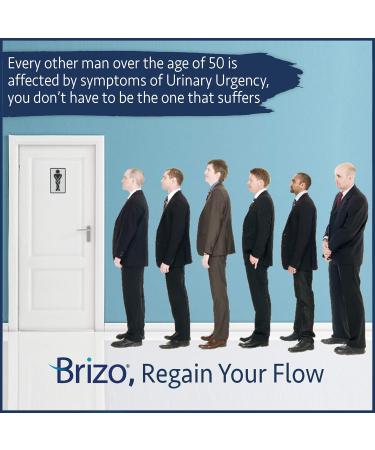 Brizo Prostate Health Supplements for Men - Herbal Capsules for Mens Urinary Health - Reduce Frequent Urination - 1 Month Supply - Buy Online on GoSupps.com