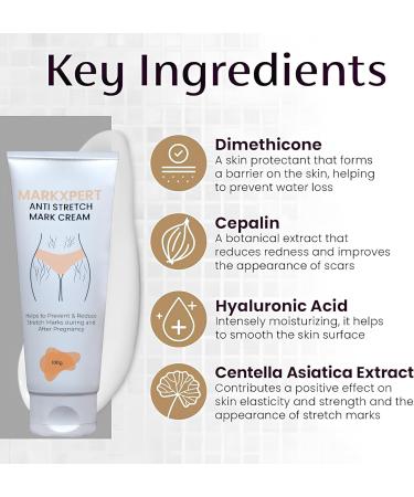 Stretch Marks Removal Cream | Safe for Pregnancy | Dermatologically Tested | All Skin Types | 100g - Buy Online on GoSupps.com