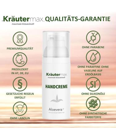 Kr utermax Aloe Vera Hand Cream - Paraben-Free Hand & Nail Cream - 50 ml | Shop Internationally Online - Buy Online on GoSupps.com