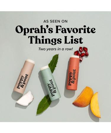 Poppy & Pout Jumbo Lip Balm 2 Pack All Natural Lip Balms & Moisturizers Hydrates with Beeswax Vitamin E Organic Coconut Island Coconut & Wild Honey - Buy Online on GoSupps.com