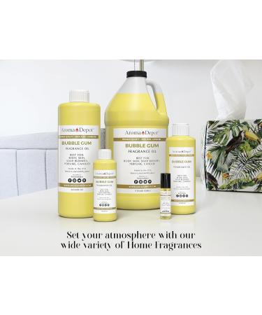 Bubble Gum Fragrance Oil 4 oz | Ideal for DIY Candles Bath Bombs and Scented Oils | Perfume & Skin Oil for Home Diffusers - Buy Online on GoSupps.com