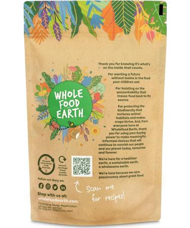 Wholefood Earth Organic Coconut Flour 1kg - GMO Free, Vegan, High Fibre | Certified Organic - Buy Online on GoSupps.com