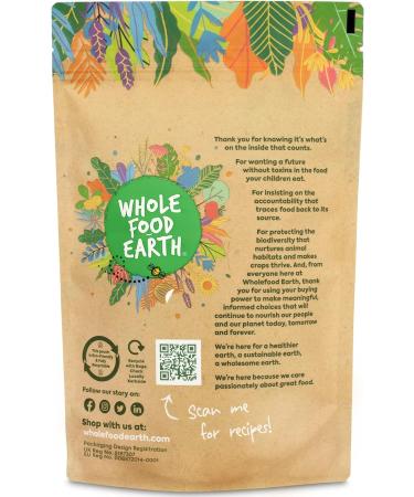 Organic Brown Teff Flour 3kg - GMO Free, Vegan, High Fibre, Protein Source | Certified Organic | Wholefood Earth - Buy Online on GoSupps.com