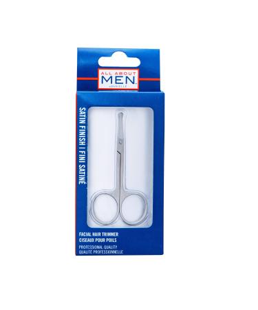 All About Men Chrome Shaving Mirror, 5x Magnification Facial Trimmer