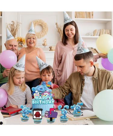 Denoar 25Pack Blues Clues Cake Toppers Cupcake Toppers Blues Clues Birthday Party Decoration Cake Decorations for Blues Clues Birthday party Supplies - Buy Online on GoSupps.com