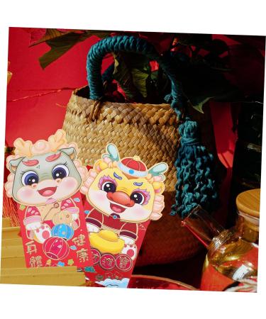 HOMSFOU 6pcs Red Envelopes 2023 Chinese Money Envelope Chinese Money Envelopes Envelope Chinese New Year Gift Money Envelopes Lunar Year Hong Bao Red Luck Money Bag China Paper Storage - Buy Online on GoSupps.com