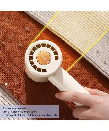 Rechargeable Electric Fabric Shaver - 6 Blade Fuzz Remover & Lint Remover for Clothes - USB Rechargeable Sweater Defuzzer for Home & Travel - Buy Online on GoSupps.com