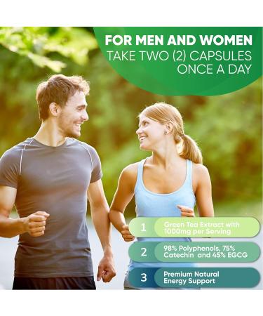 Built by Nature Green Tea Extract Supplement - 60 Capsules - Antioxidant Support - 60 Count - Buy Online on GoSupps.com