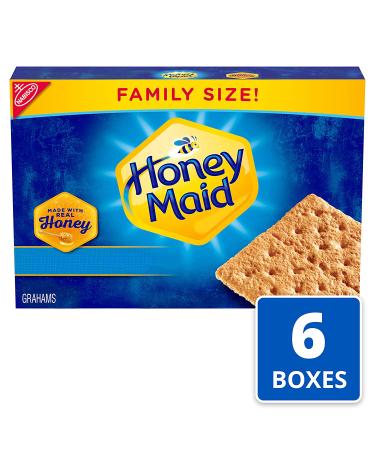 Honey Maid Honey Graham Crackers Family Size - 6 Boxes (25.6 oz each) - Buy Online on GoSupps.com