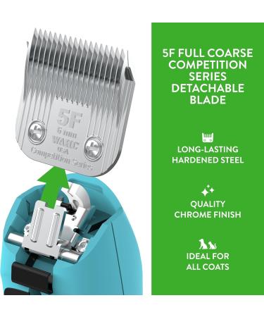 Wahl Competition #5F Interchangeable Blade Set - 6mm Precision for Professional Grooming | International Shipping - Buy Online on GoSupps.com