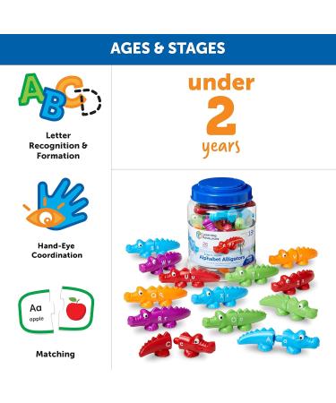 Buy Learning Resources Snap-n-Learn Alphabet Crocodiles - Fun Educational Toy for Kids | International Shipping Available - Buy Online on GoSupps.com