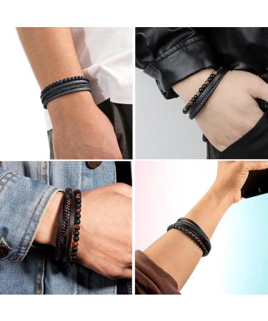Shop Tap Slimming Bracelets for Women & Men | Magnetic Closure Health Bangles | Unisex Hematite & Lava Stone for Fatigue Relief | International Shipping Available - Buy Online on GoSupps.com
