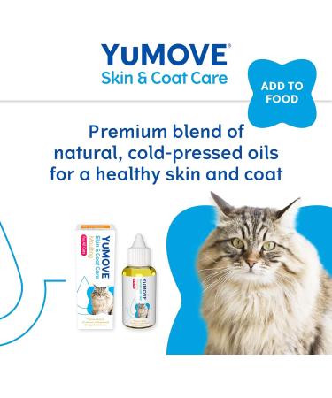 YuMOVE Senior Cat | Joint Supplement for Older Stiff Cats with Glucosamine & Skin & Coat Care Moulting for All Cats |Previously YuDERM Moulting Cat | 50ml - Buy Online on GoSupps.com