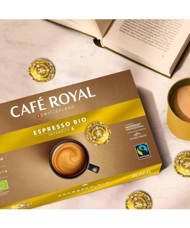  Caf Royal Caf Royal Organic Espresso 50 Coffee Capsules Compatible with Nespresso Professional System 300g - Buy Online on GoSupps.com