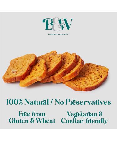 Belle & Wilde Cheese Walnut & Smoked Paprika Artisan Toasts | Handcrafted With No Preservatives I Suitable For Vegetarians & 100% Gluten Free | Perfect With Cheese Dips & P t s - Buy Online on GoSupps.com