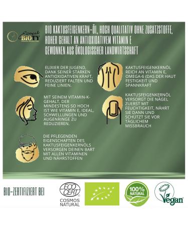 Organic Cactus Core Oil 100% Pure - Anti-Aging Face Hair & Nail Care | 30ml + Free Jade Gua Sha Massage Tool - Buy Online on GoSupps.com