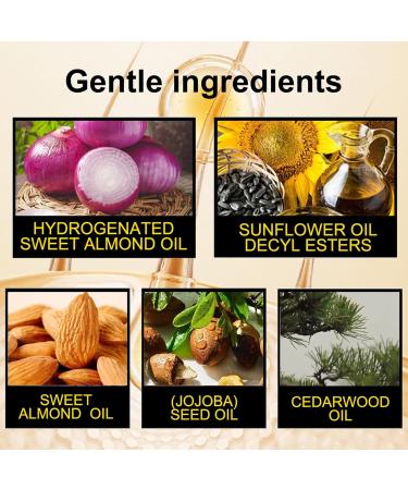 Huile capillaire l'oignon et au fenugrec huile nourrissante pour le cuir chevelu et les cheveux avec vitamine E pour cheveux secs et ab m s renforce les cheveux r duit la s cheresse am liore le - Buy Online on GoSupps.com