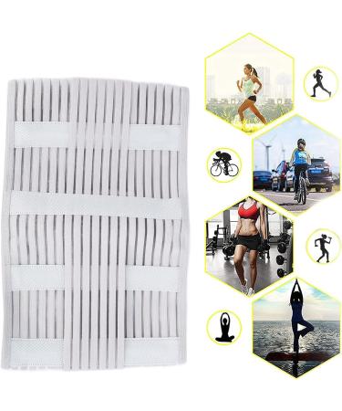 Yuecoom Compression Back Bandage | Breathable Adjustable Elastic Waist Support Belt for Back Pain Relief | Ideal for Herniated Disc Sciatica Scoliosis | Sports Protection (Gray) - Buy Online on GoSupps.com