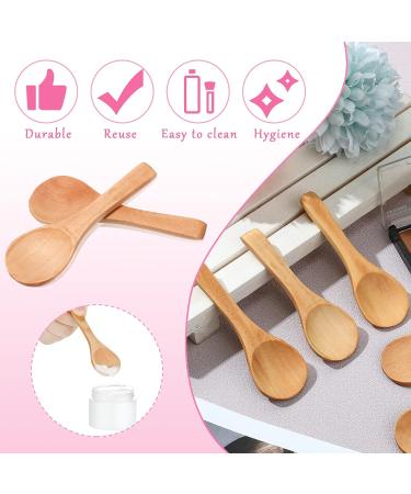 36 Pieces Mini Wooden Cosmetic Spoons - Eco-friendly Makeup Spatulas for Skincare & Beauty - Buy Online on GoSupps.com