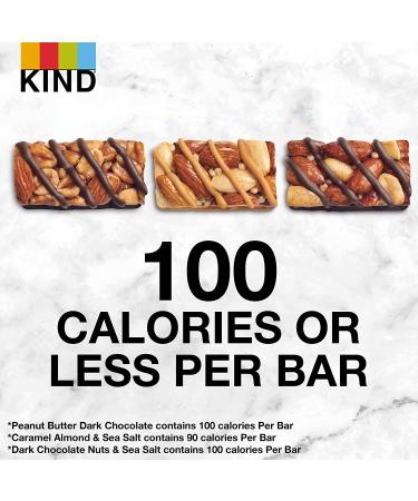 KIND Bar Minis Variety Pack - Dark Chocolate  Nuts  Caramel  Gluten-Free  Low Sugar - 30 Count (0.7 oz each) - Buy Online on GoSupps.com
