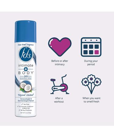 FDS Mist Coconut Intimate Body Spray 2 Oz - Buy Online on GoSupps.com
