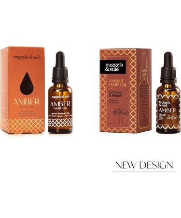 Nuggela & Sul AMBER Hair Oil. Silky & Repairing. Combination of 5 oils from the African continent to transform hair. With Baobab Oil and Shea Butter. 1 x 30 ml - Buy Online on GoSupps.com