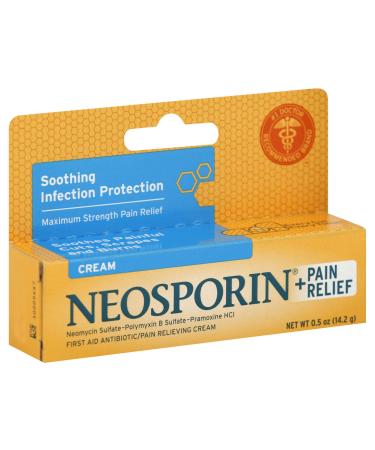 Neosporin .5 Oz. Plus Maximum Strength Pain Relief Cream