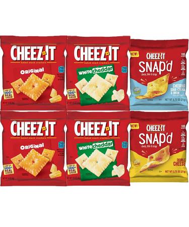 40-Count Assorted Crackers Variety Pack - Individually Wrapped Snacks with Cheese & Peanut Butter - Buy Online on GoSupps.com