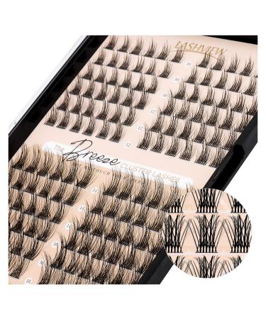 Lash Bond and Seal Cluster Lash Glue + 144 Pcs DIY Cluster Eyelash Extensions | Strong, Gentle, Comfortable Adhesive for All Day Wear - Buy Online on GoSupps.com