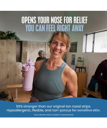 Breathe Right Extra Strength Nasal Strips Tan 44 count - Buy Online on GoSupps.com