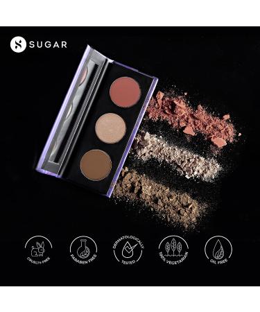 Sugar Cosmetics Contour De Force Face Palette 01 Subtle Summit | Longlasting, Lightweight Blush, Highlighter, Bronzer | Paraben Free - Buy Online on GoSupps.com