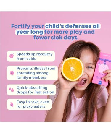 JoySpring Immune and Vitamin C Drops for Kids - Buy Online on GoSupps.com