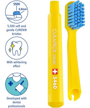 Curaprox Travel Set - CS 5460 Toothbrush Be You Toothpaste & CPS Prime Interdental Brushes | 6 Colors & Flavors | Shop Internationally - Buy Online on GoSupps.com
