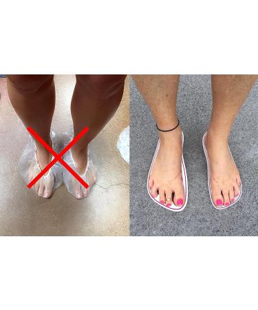 Pink 180 Pairs (360 Feet) Spray Tan Feet Pads | Sunless Tanning Airbrush Sole Protector - Buy Online on GoSupps.com