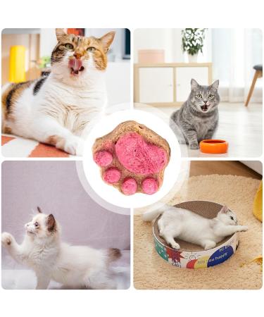 Kitten Treats - Cat Treats for Indoor Cats - Natural Healthy Cat Snacks Treats | Cat Paw Biscuits Cat Treat | Dry Cat Treats Kitten Treats | Kitten Treats Paw Shape Cat Food Treats | Treats for Cat Pink - Buy Online on GoSupps.com