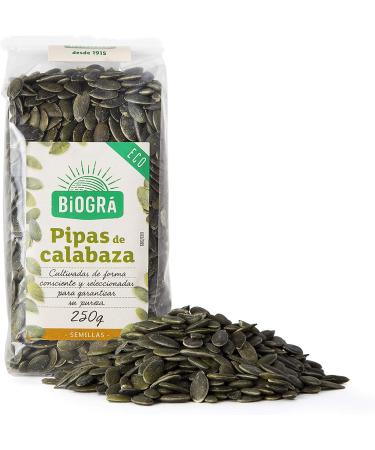 SEMILLAS PIPAS DE CALABAZA BIOLOGICAS 250GR BIOGRA - Buy Online on GoSupps.com