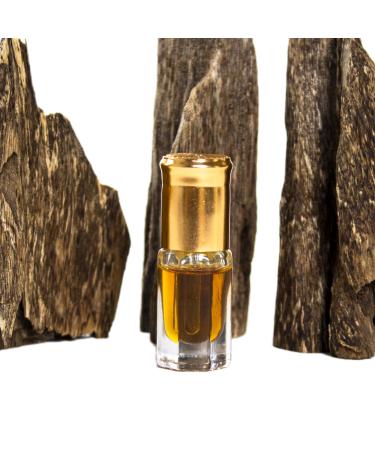 Ercao Authentic Pure Oud Essential Oil - New Agarwood Oil Scent from China - 2g - for Perfume Blending, Essential Oil Diffusers, DIY Scented Candles (Gufa-Hainan agarwood)