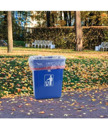 Yuright 30 Gallon Clear Lawn and Leaf Garbage bags with Drawstring  60 Counts - Buy Online on GoSupps.com