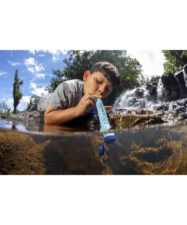 LifeStraw Personal Water Filter - Blue 1 Pack for Hiking, Camping, Travel & Emergencies - Buy Online on GoSupps.com