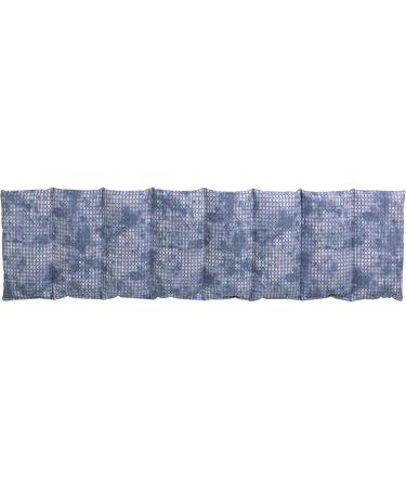 Shop Linseed Pillow 75x20cm | Large 8-Chamber Heat Pad - Used Look Grey-Blue - Buy Online on GoSupps.com