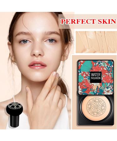 Air Cushion CC Cream Mushroom Head Foundation BB Cream Foundation Makeup Moisturizing CC Cream Liquid Foundation Lasting Matte Concealer Foundation Even Skin Tone Suitable for All Skin(Natural) Difu a - Buy Online on GoSupps.com