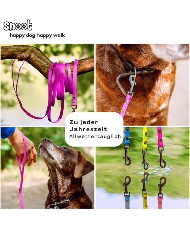 5m Magenta Towline Dog Leash for Small Dogs | Water & Dirt Repellent Hand Loop Design - Buy Online on GoSupps.com