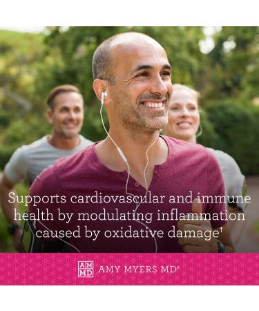 Dr. Amy Myers Astaxanthin 12mg Softgels - Antioxidant Carotenoid Supplement for Skin, Eyes, and Immune Health - Supports Recovery in Men & Women - Buy Online on GoSupps.com
