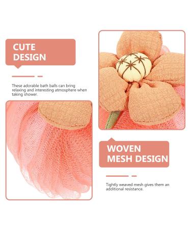 Beaupretty 4pcs Cartoon Foaming Net Loofah - Bath Pouf Sponge for Kids & Adults - Gentle Skin Cleaning Scrubber - Perfect for Showers & Bathing - Buy Online on GoSupps.com
