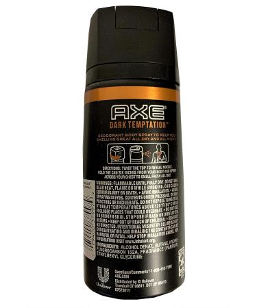 AXE Dark Temptation Deodorant Body Spray 4 oz (113 g) - Bundle of 6 - Buy Online on GoSupps.com