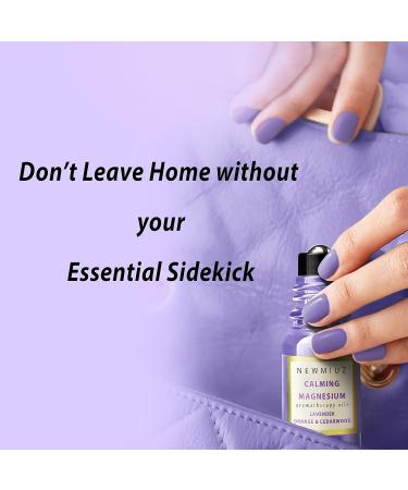 Calming Magnesium Lavender Orange Cedarwood & Migraine Roll-On Comfort Stick Essential Oil Blends Peppermint Spearmint and Lavender Pack of 2 - Buy Online on GoSupps.com