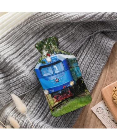 Hot Water Bottle with Lid - Premium Rubber Hot Water Bag for Pain Relief Cramps Foot Warmer & Hot/Cold Therapy - Buy Online on GoSupps.com