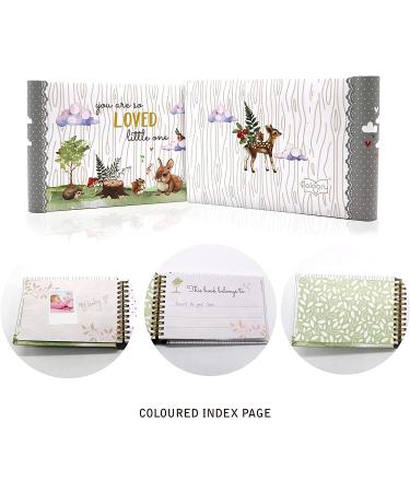 Holoary 4x6 Grandma's Brag Book - Woodland Animals Design - 32 Photo Album for Baby - You Are So Loved - Buy Online on GoSupps.com