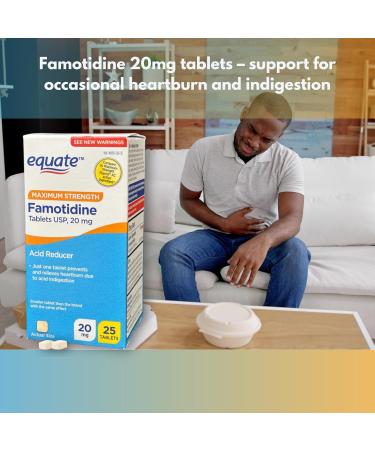 FUSION SHOP STORE Smart choices meaningful life! Famotidine 20mg Tablets- Maximum Strength 25ct (Pack of 1) - Buy Online on GoSupps.com
